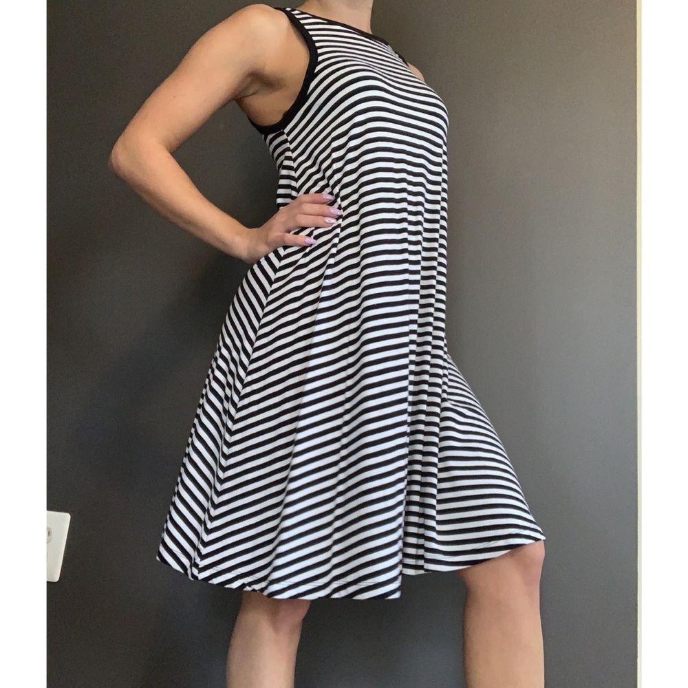 Loose striped dress
